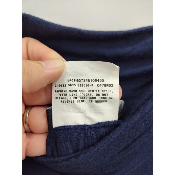 AB Studio Navy Blue Maxi Skirt - Picture 5 of 5